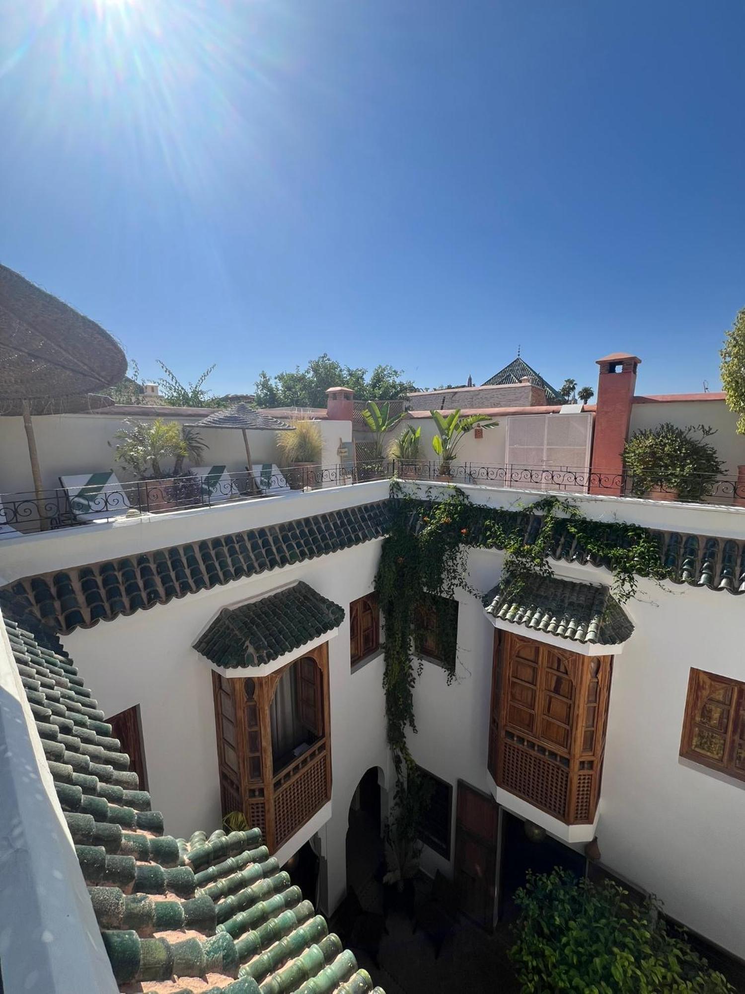 Riad Prive Sadaka Bassin Rooftop Marrakesh Esterno foto