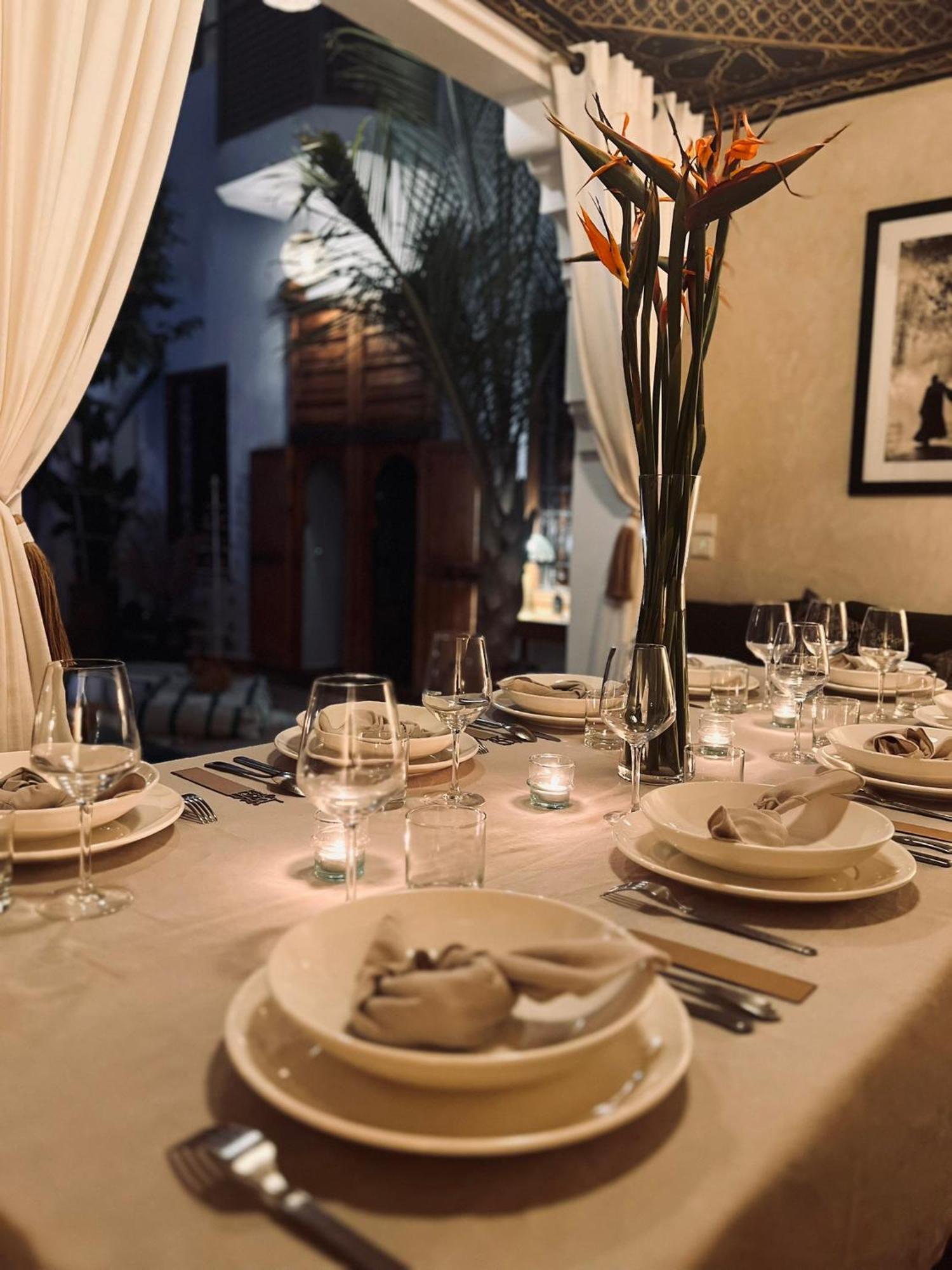 Riad Prive Sadaka Bassin Rooftop Marrakesh Esterno foto