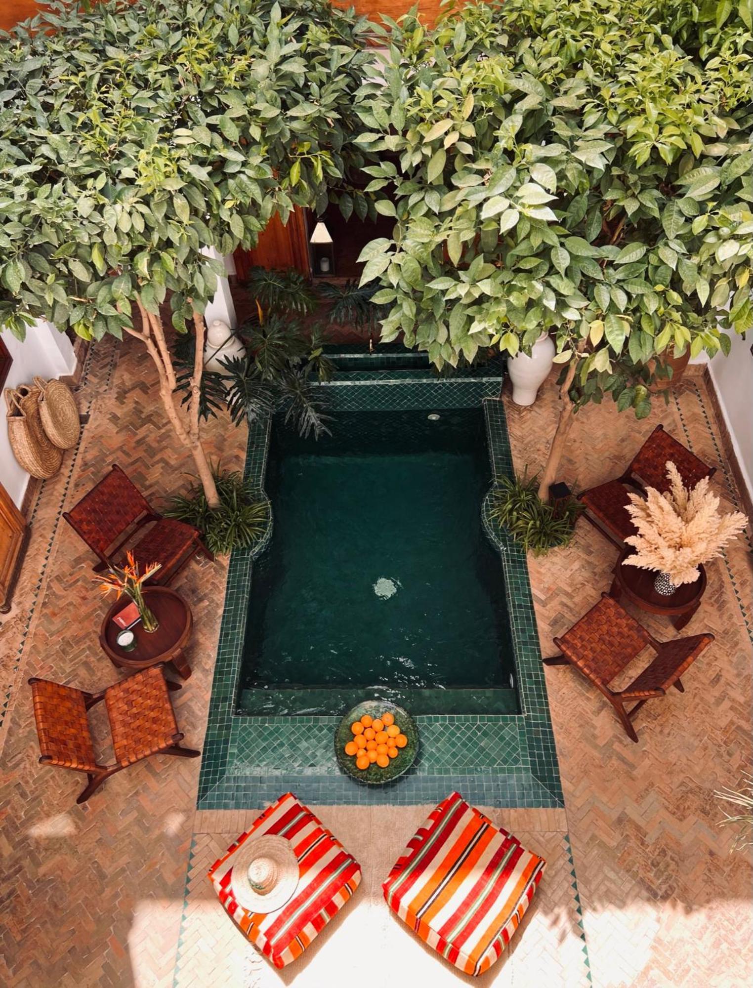 Riad Prive Sadaka Bassin Rooftop Marrakesh Esterno foto
