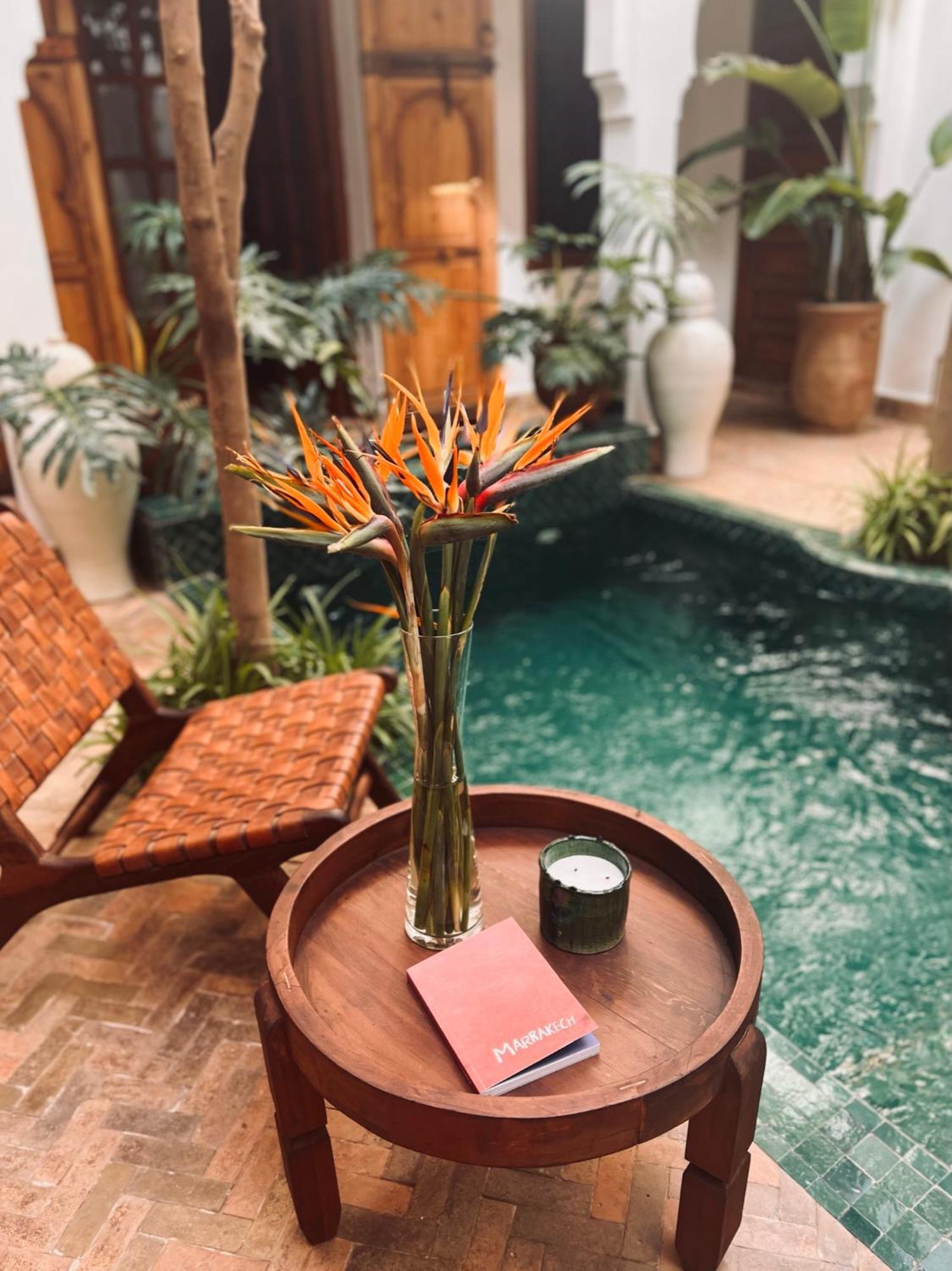 Riad Prive Sadaka Bassin Rooftop Marrakesh Esterno foto
